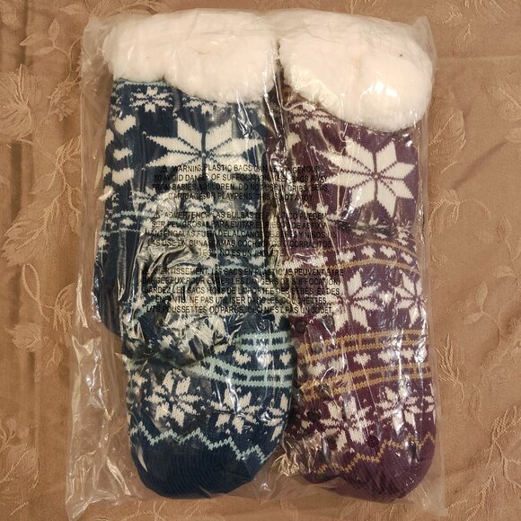 Joyin Women's Fleece Soft Slipper Socks, New With Tags! - Picture 2 of 3